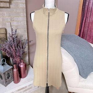 REFORMATION Pollie Knit Dress - Cricket